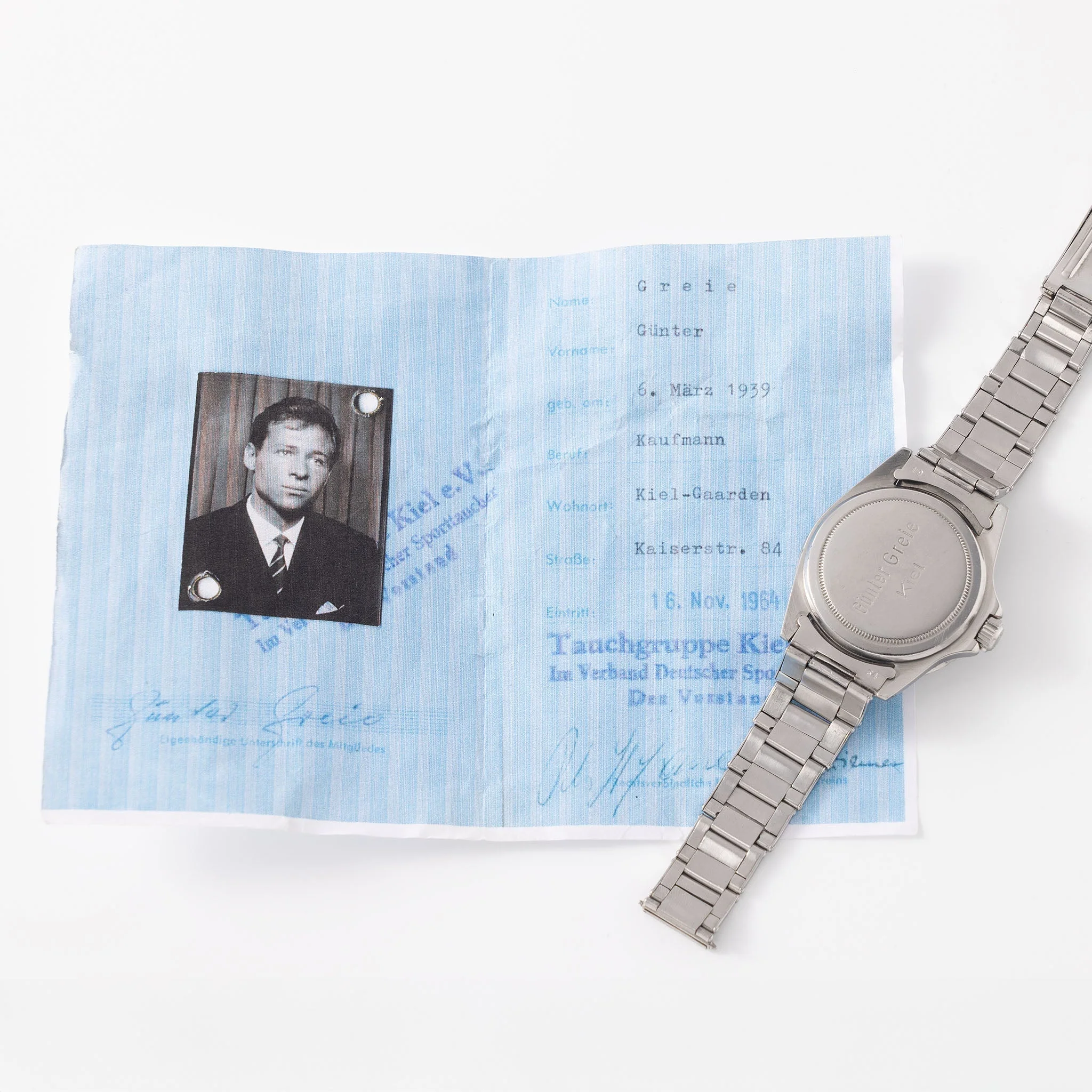 Rolex Submariner Gilt dial ref 5513 first owner provenance - Image 3