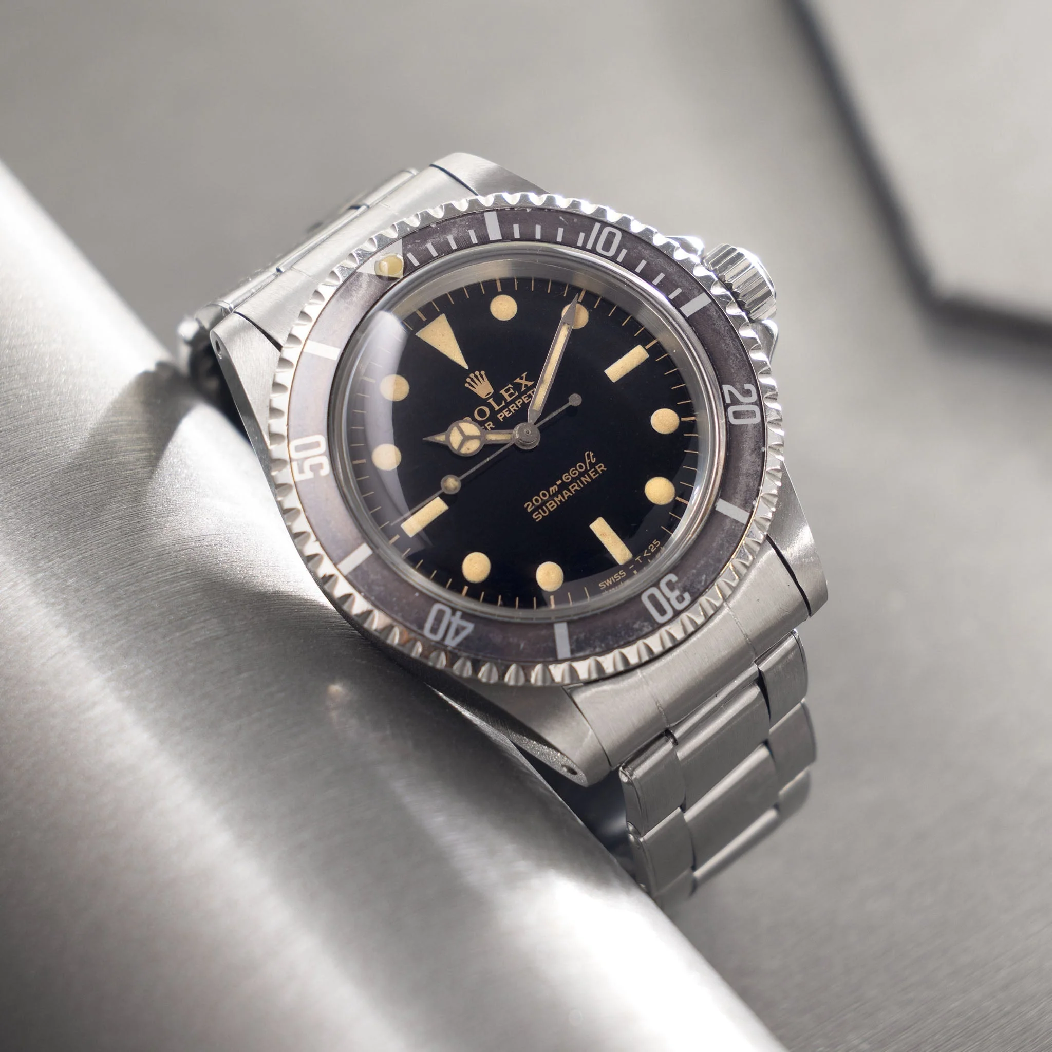 Rolex Submariner Gilt dial ref 5513 first owner provenance - Image 5