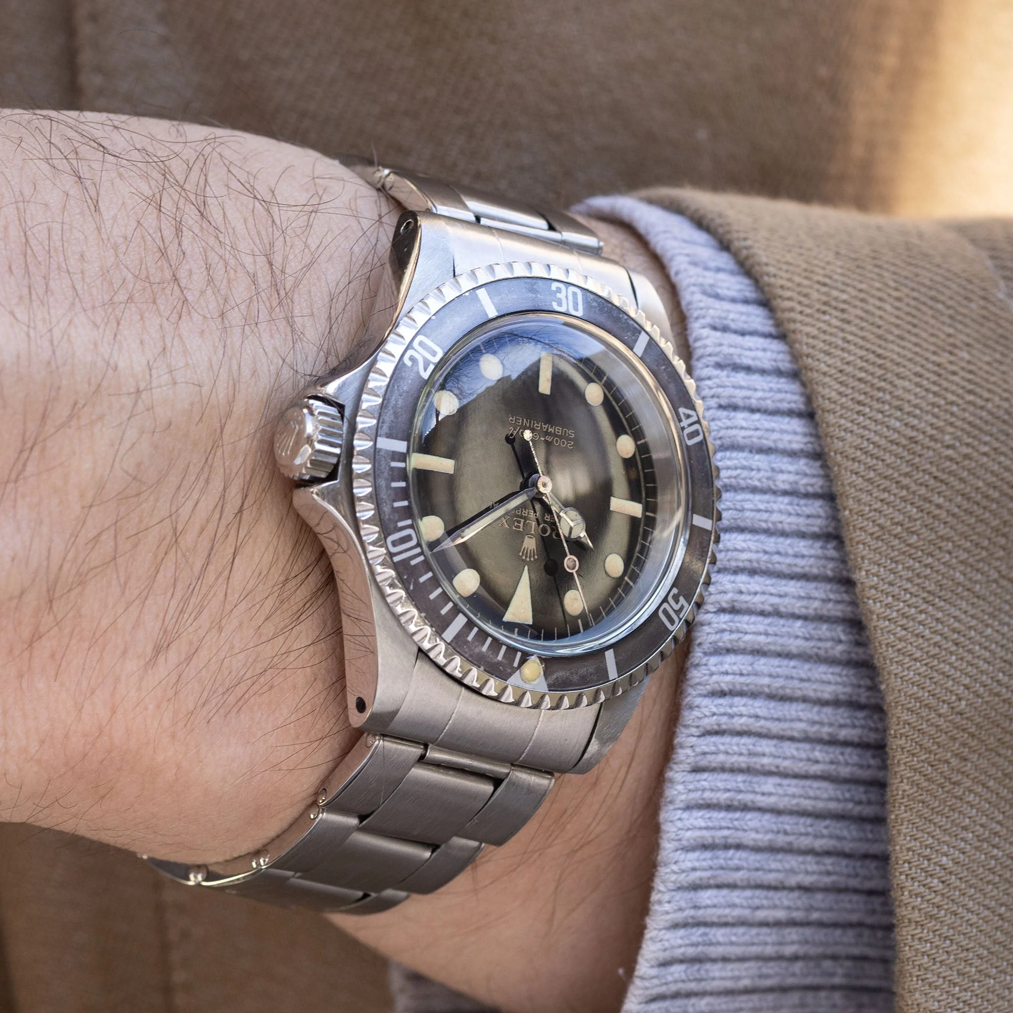 Rolex Submariner Gilt dial ref 5513 first owner provenance - Image 8