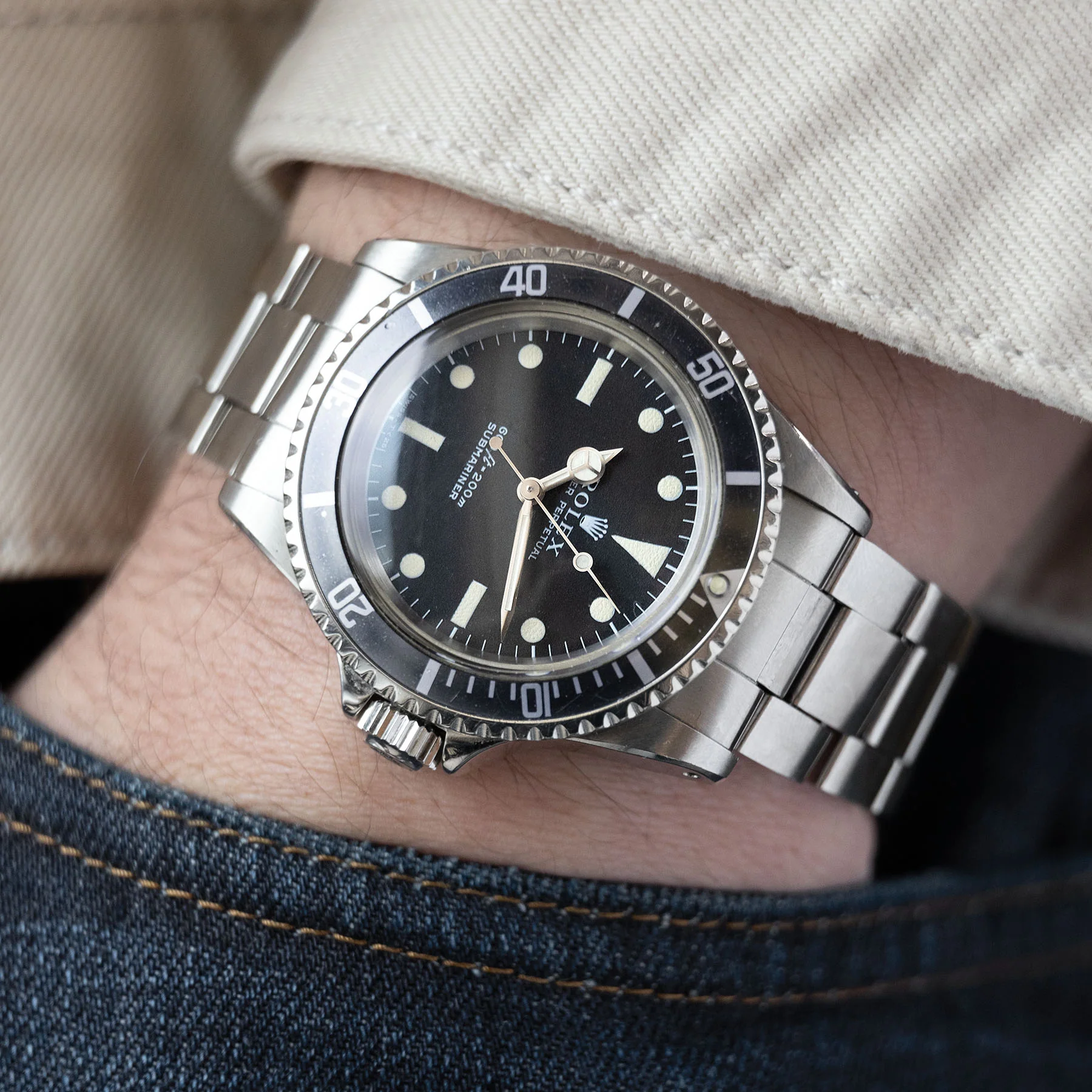 Rolex Submariner Non-Serif Dial 5513 Box and Papers - Image 5