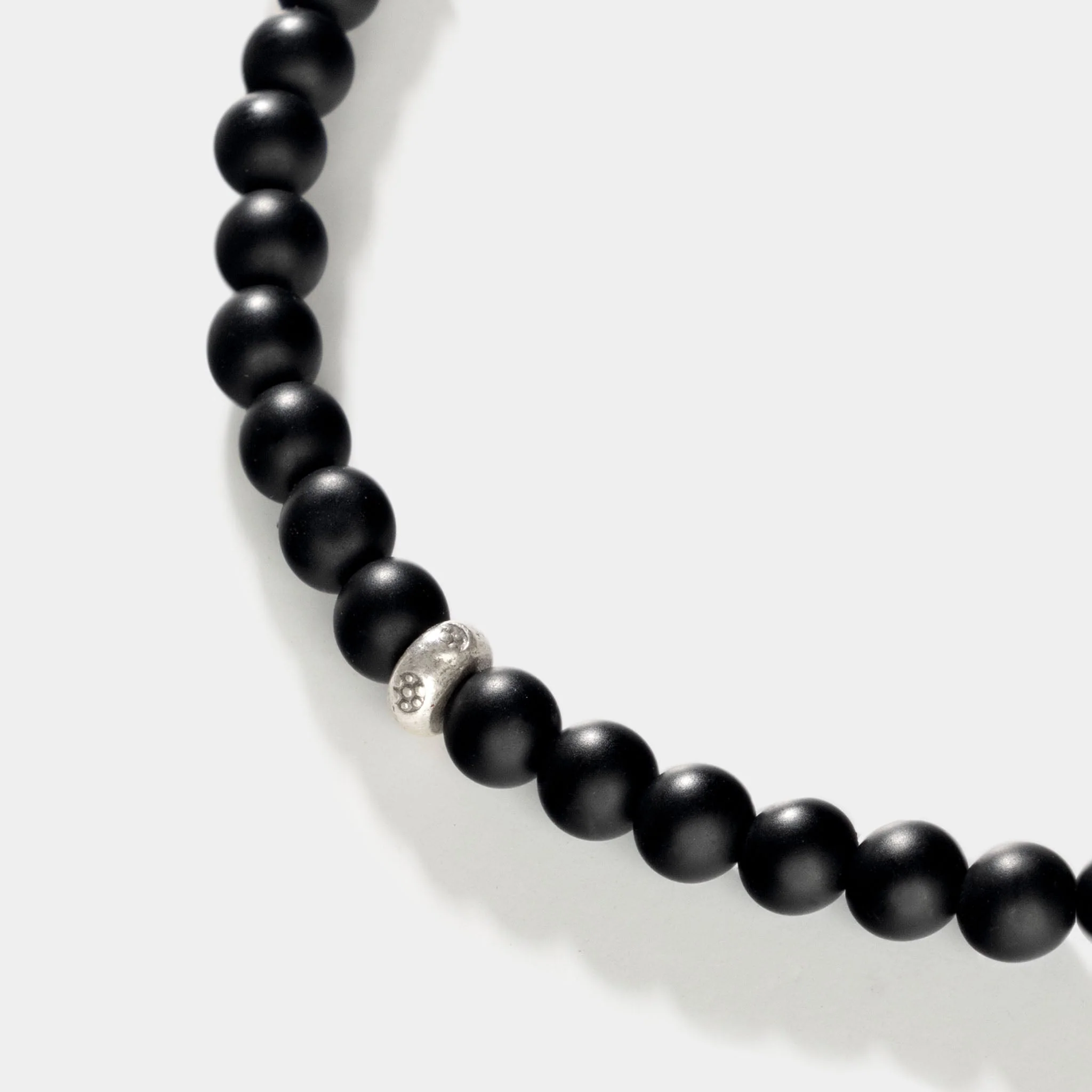 Shadow Nova - Onyx and Silver Bracelet - Image 3