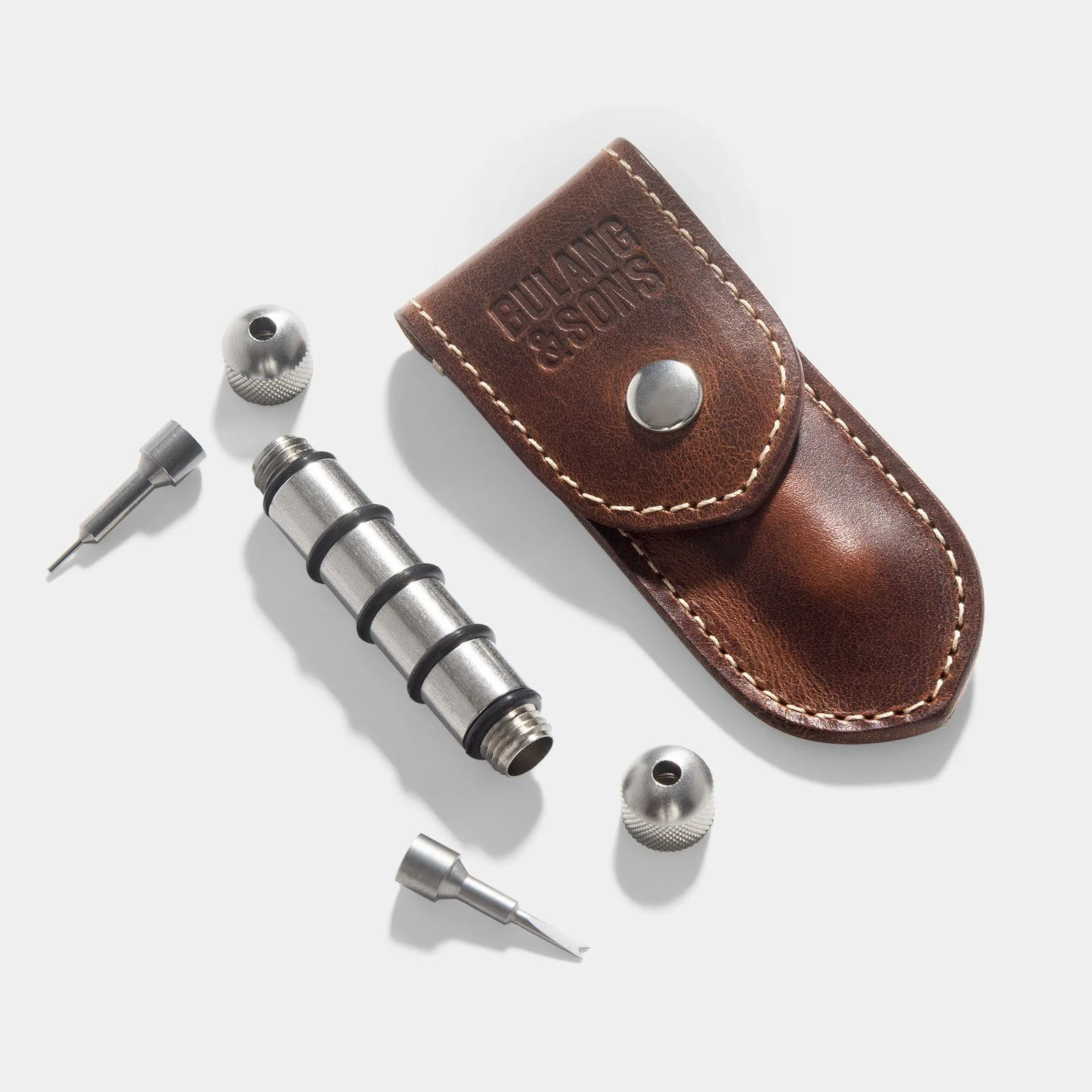 Siena Brown Spring Bar Travel Tool Set - Image 7