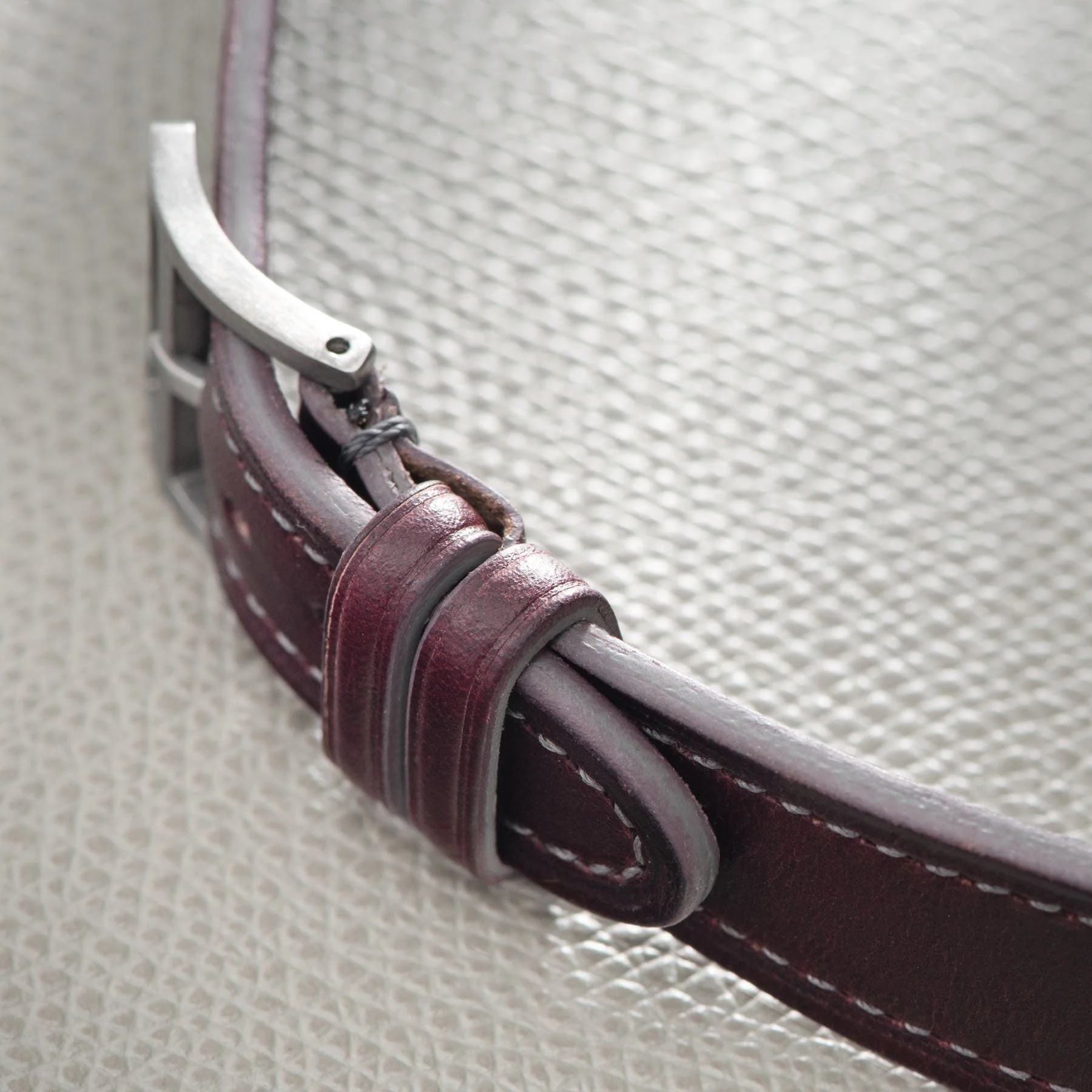 St. Émilion Bordeaux Leather Watch Strap - Image 4