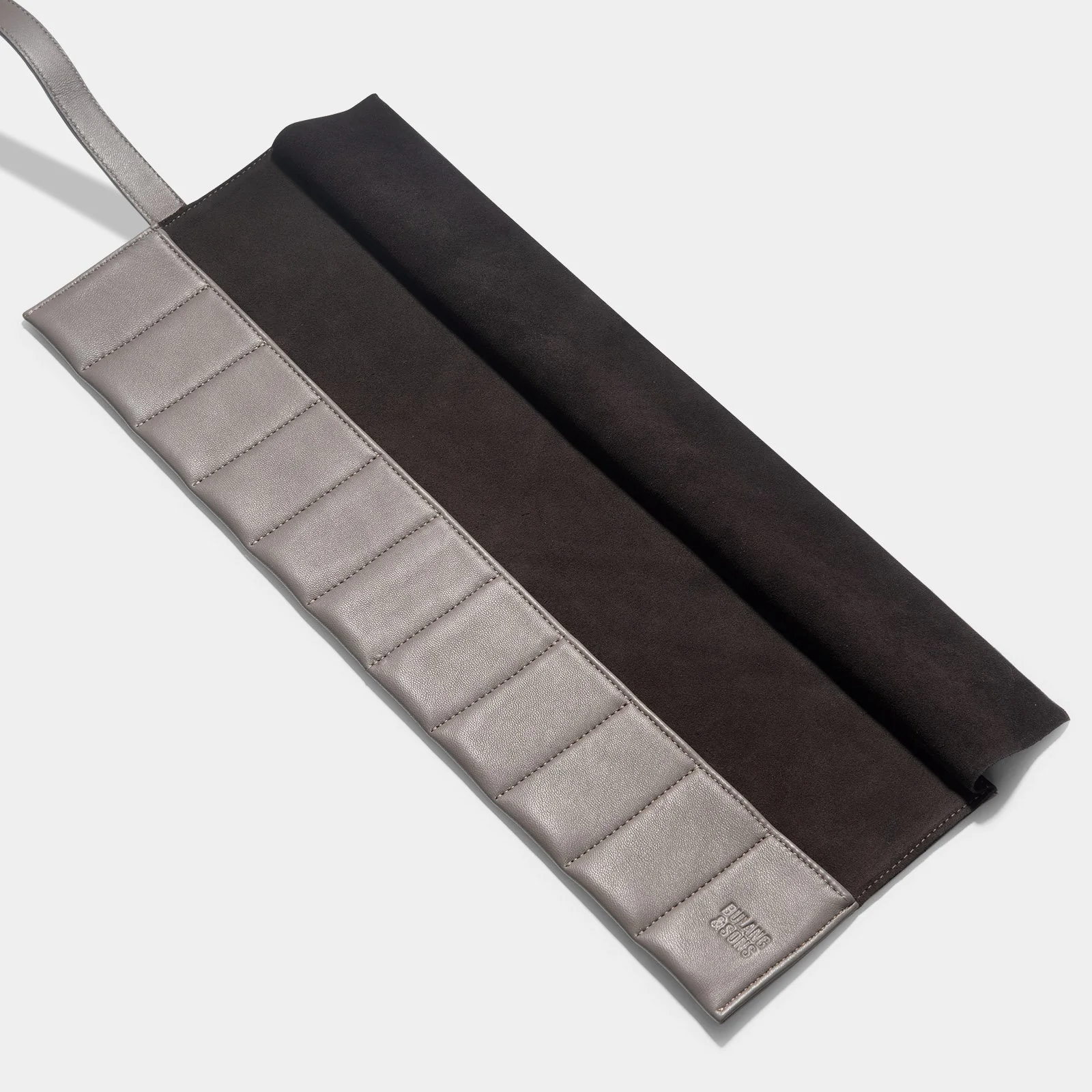 Taupe Leather Strap Roll - Image 4