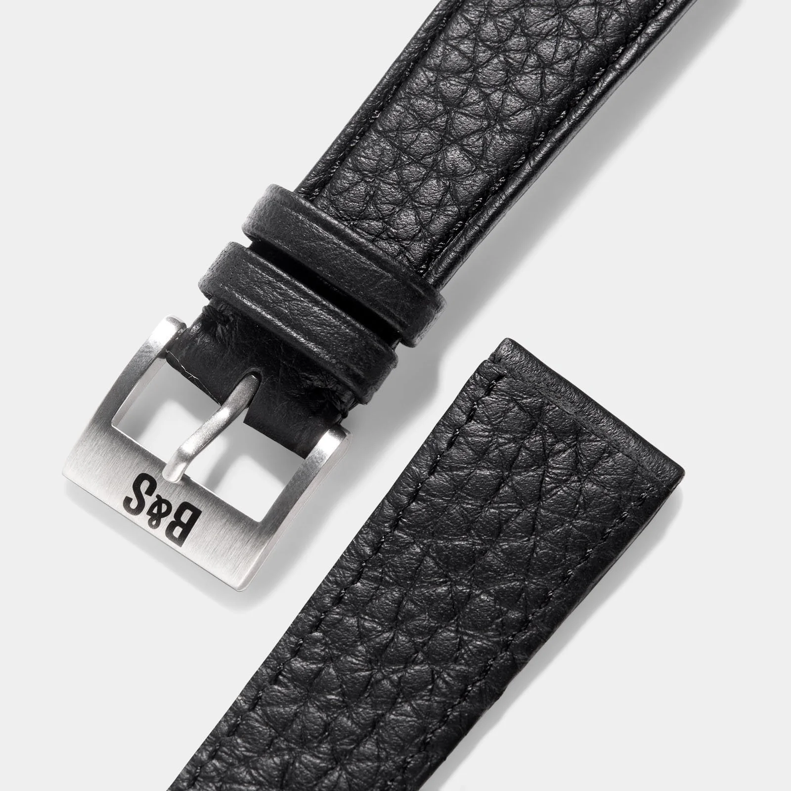 Taurillon Black Speedy Leather Watch Strap - Image 6