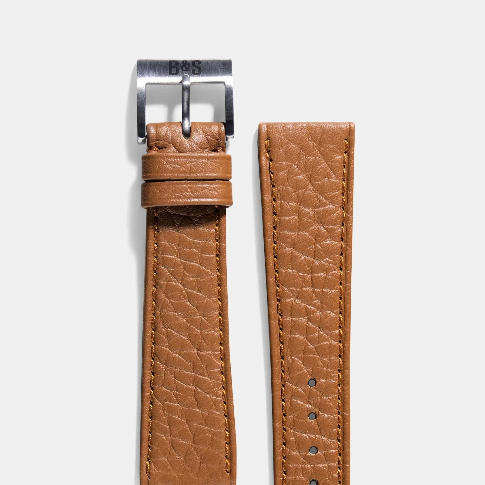 Taurillon Brown Speedy Leather Watch Strap - Image 3