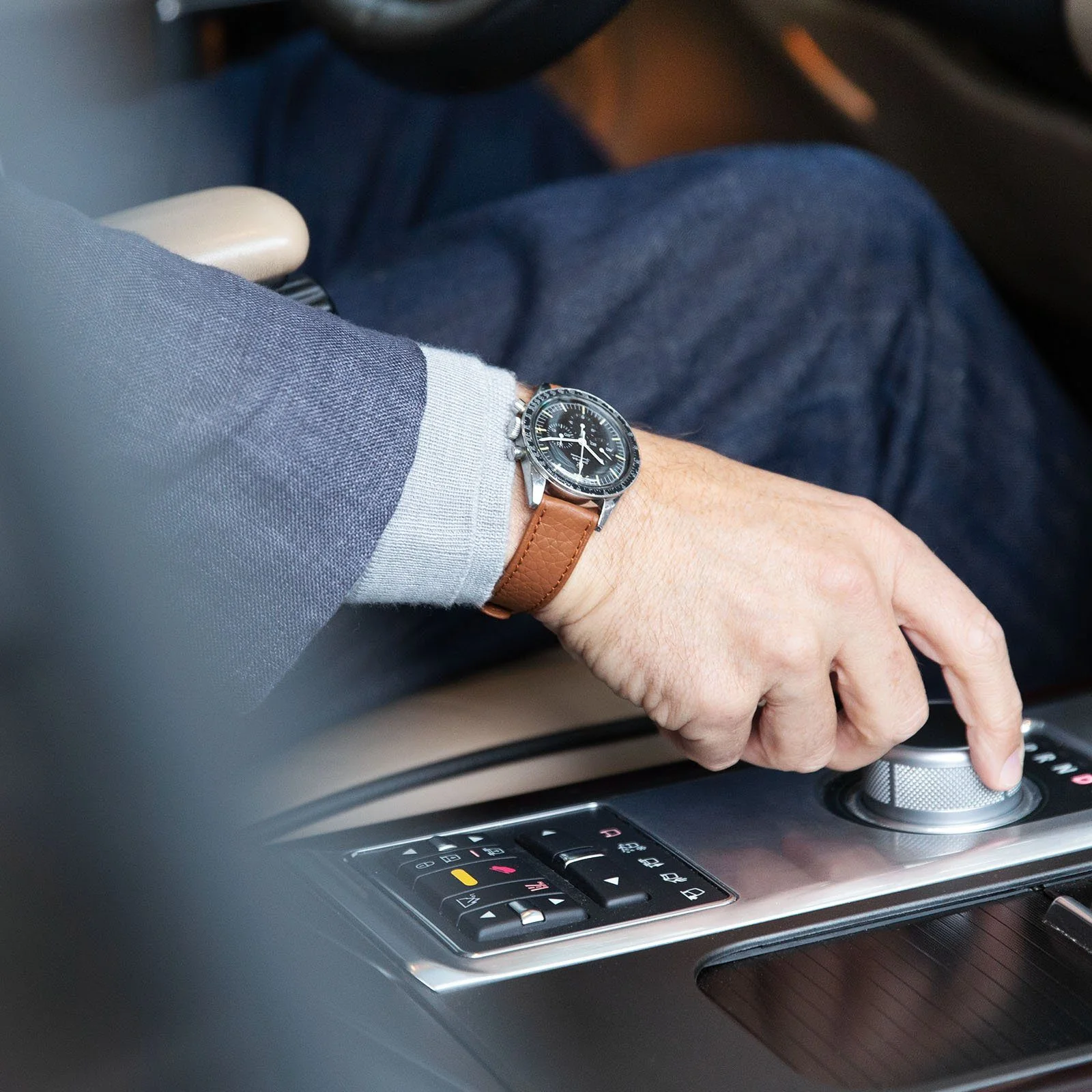 Taurillon Brown Speedy Leather Watch Strap - Image 9
