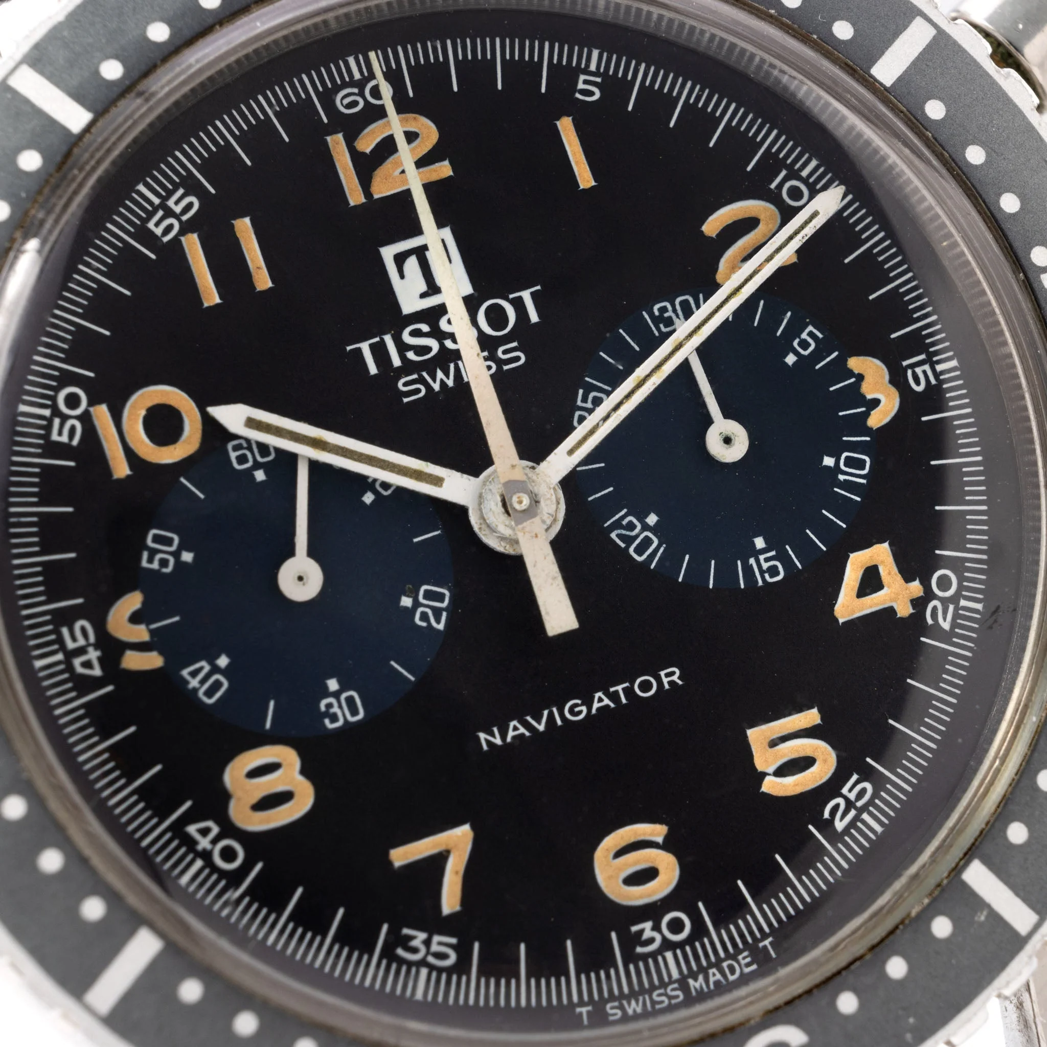 Tissot Navigator Chronograph Lemania Movement Ref 817 - Image 3