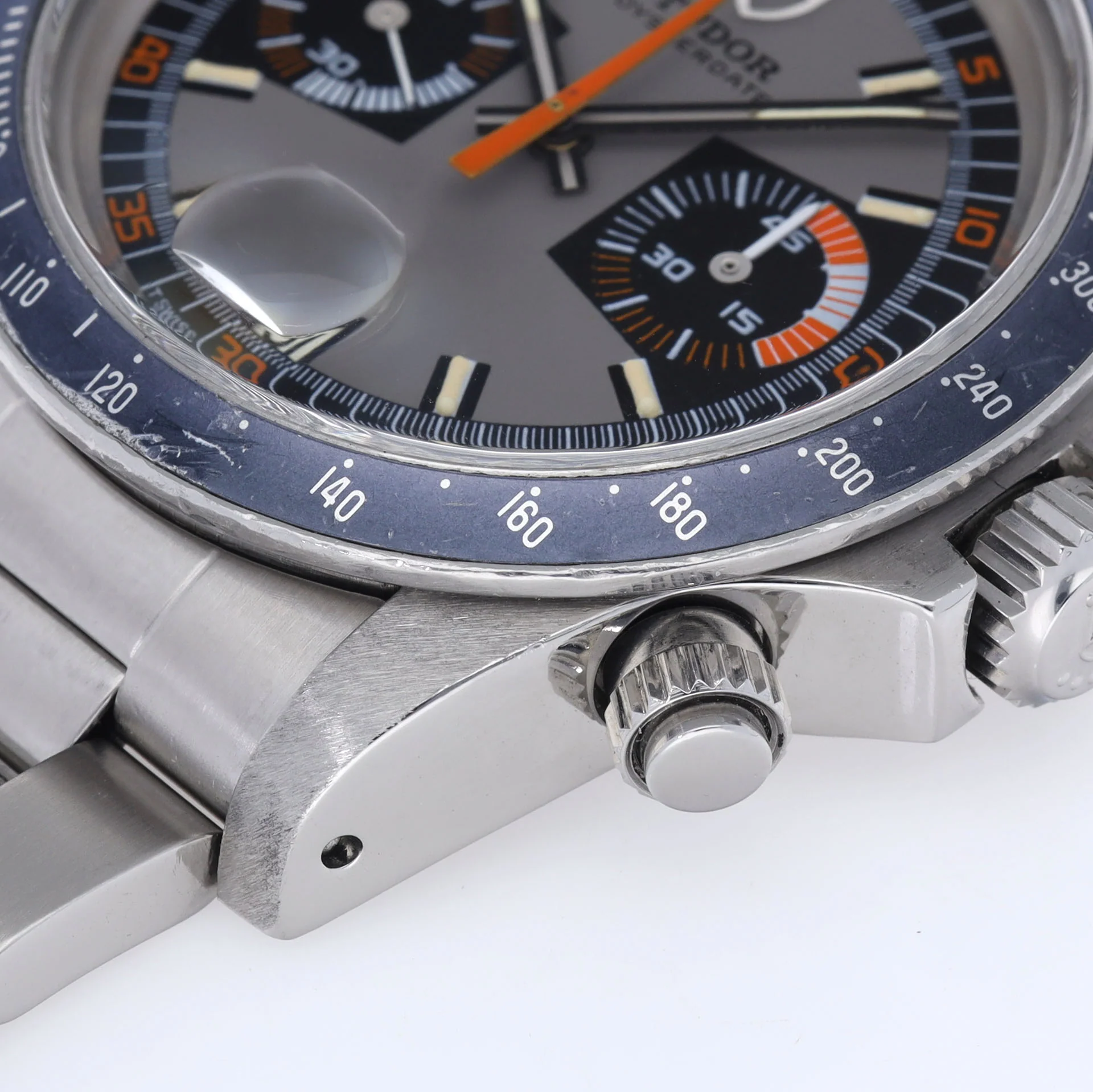 Tudor Oysterdate Chronograph 7149 Monte Carlo Grey Dial - Image 8