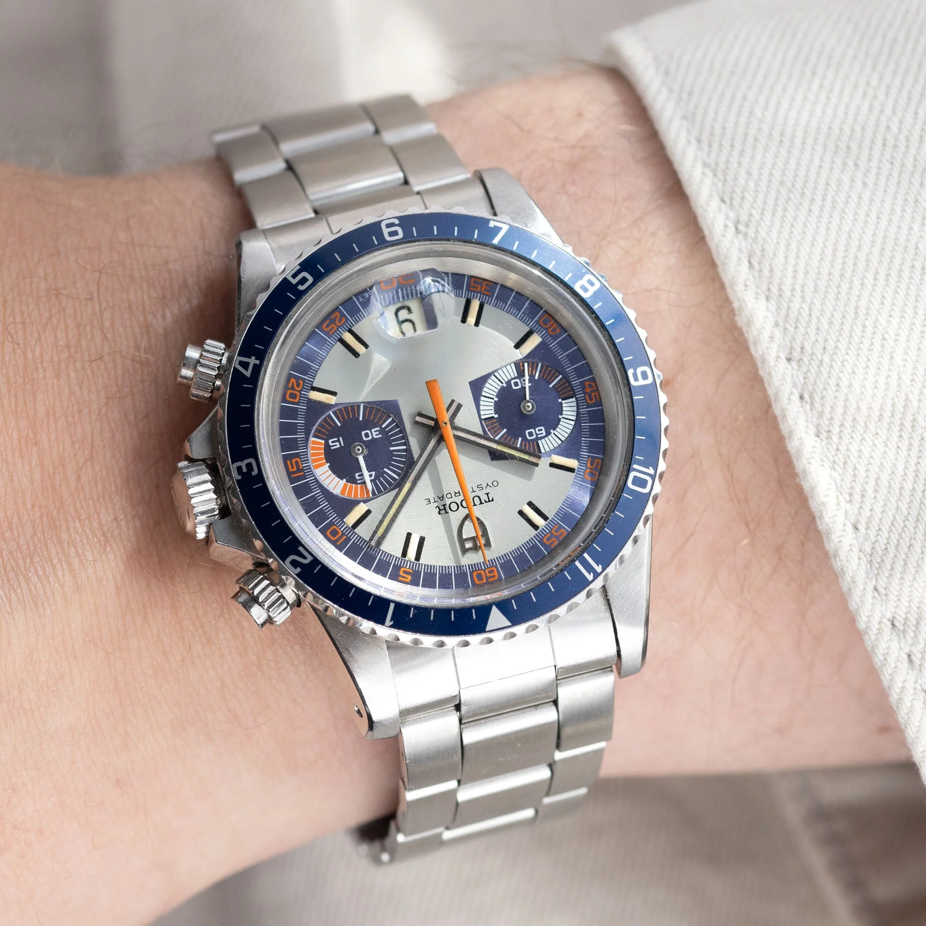 Tudor Monte Carlo Chronograph 7169 Blue Dial and Bezel - Image 12