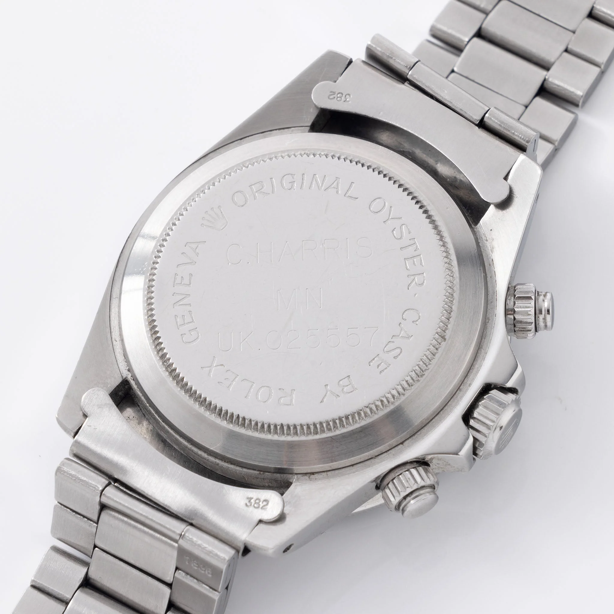 Tudor "Monte Carlo " chronograph grey dial ref 7149 / 0 “mystery  engraving “ - Image 13