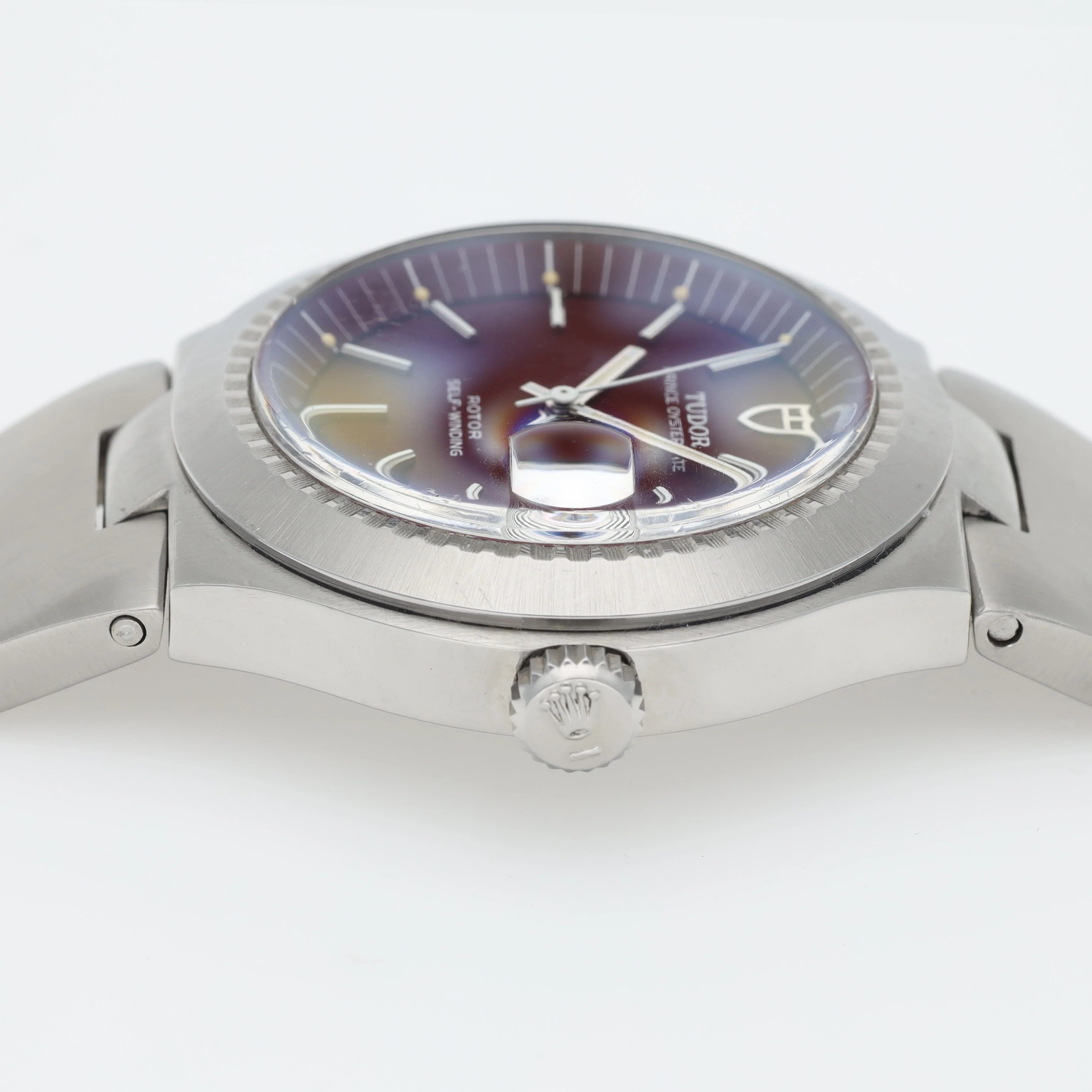 Tudor Prince Oysterdate 9121/0 Burgundy Dial with Papers - Image 5