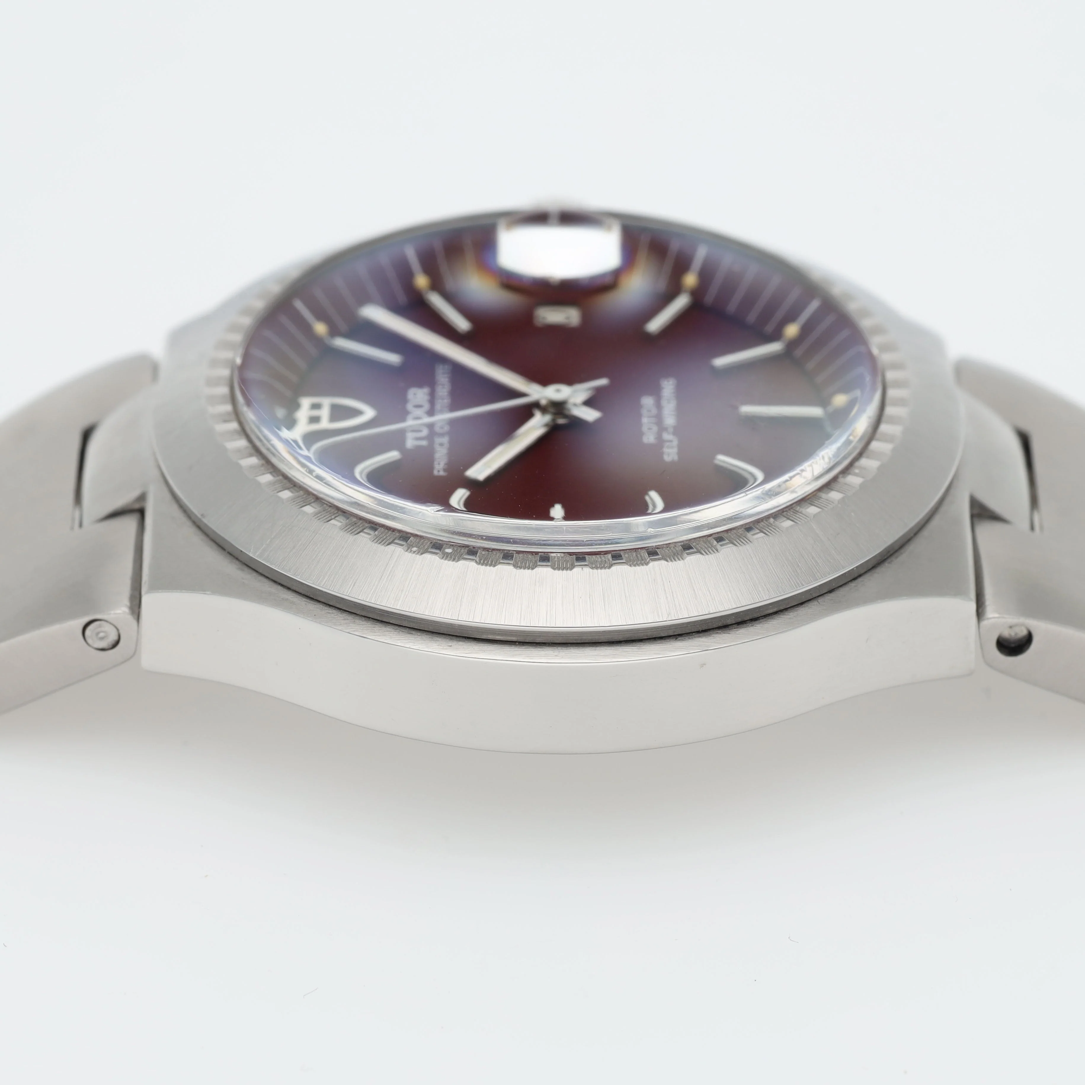Tudor Prince Oysterdate 9121/0 Burgundy Dial with Papers - Image 6