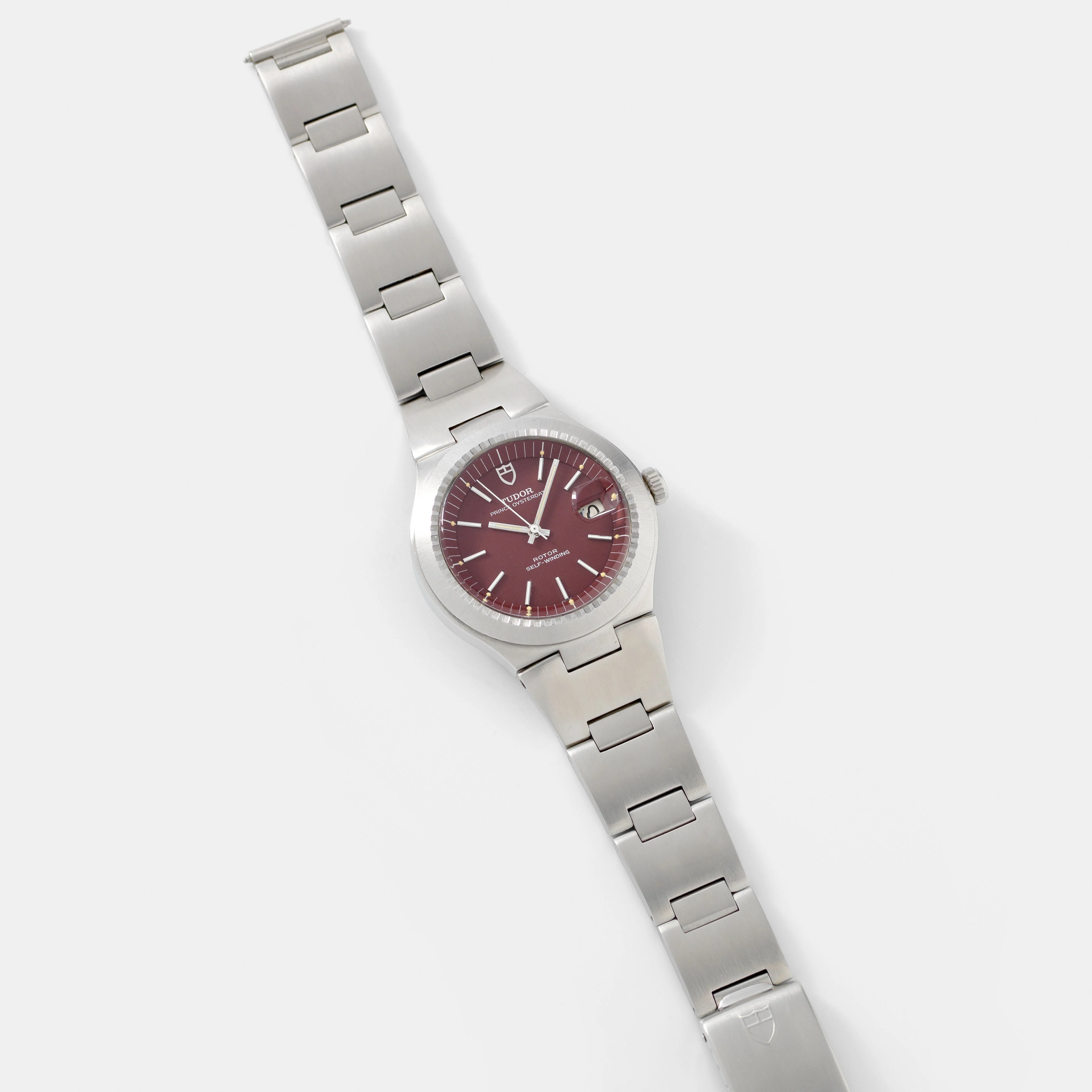 Tudor Prince Oysterdate 9121/0 Burgundy Dial with Papers - Image 7