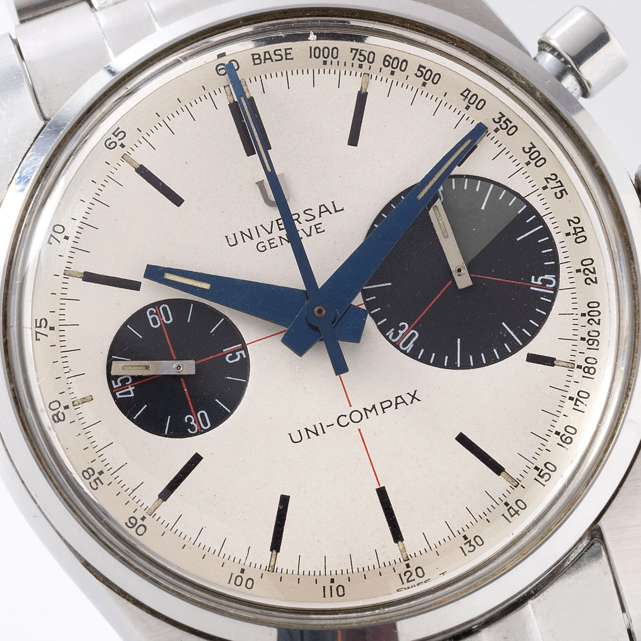 Universal Geneve Uni-Compax 884100/02 "Big Eye" White Dial - Image 4