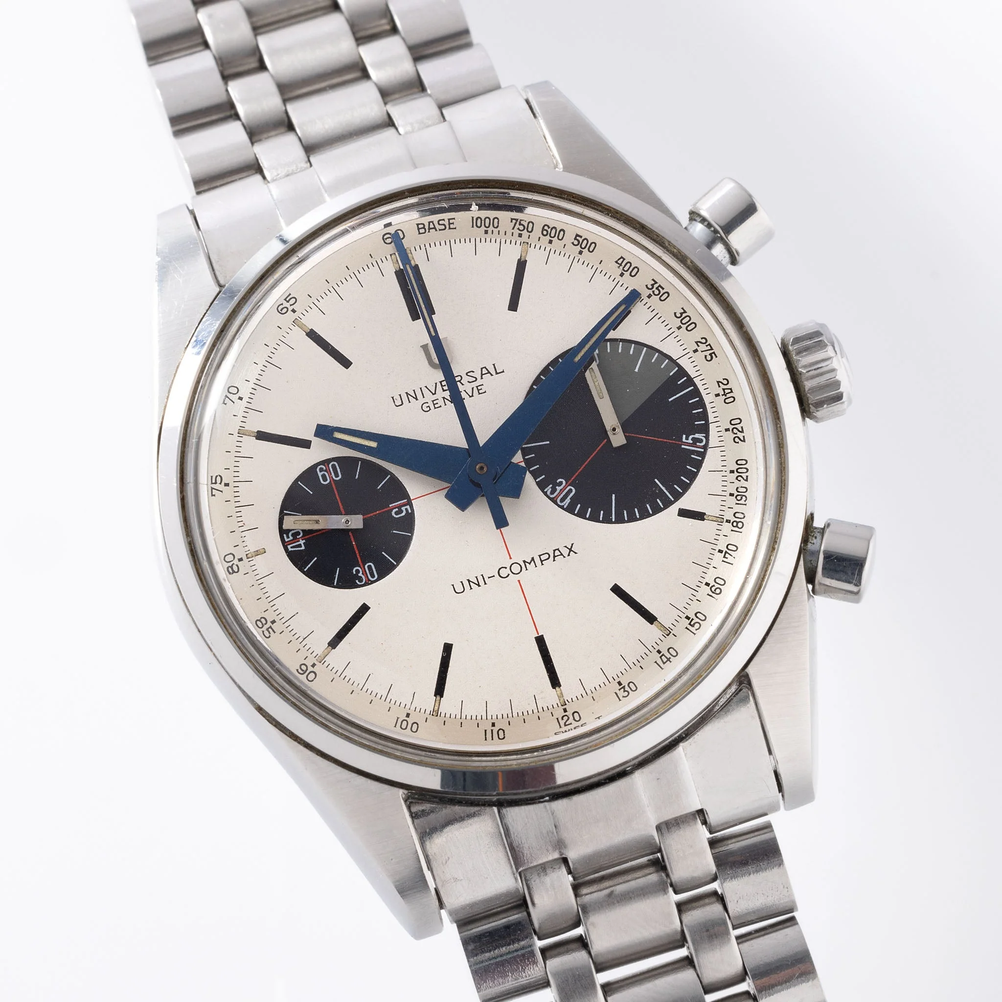 Universal Geneve Uni-Compax 884100/02 "Big Eye" White Dial - Image 6